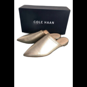 Cole Haan Palma Mule sz 10 gold